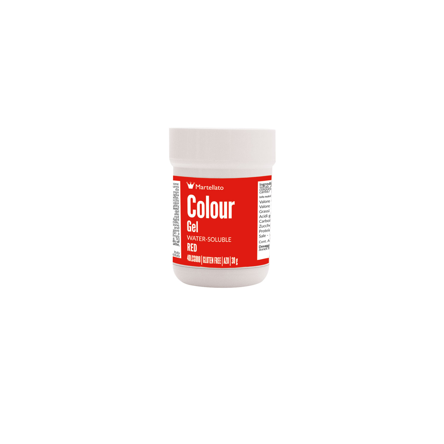40LCG008 Gel Colour Red -červená farba